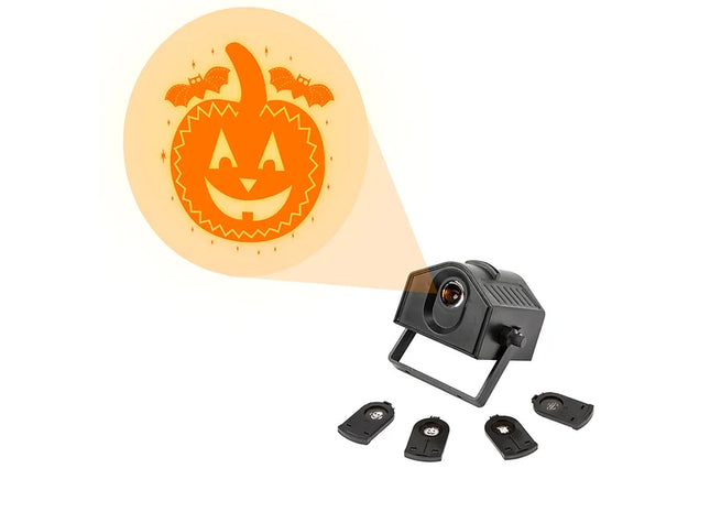 Orange Halloween Projector x4 Designs