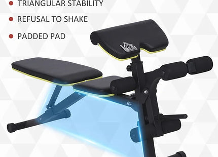Multi-Functional Sit-Up Dumbbell Weight Bench