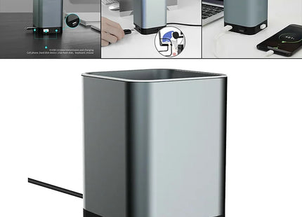 Pencil Cup 4 Built-in USB Ports