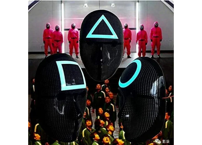 Squid Game Mask - With LED Lights