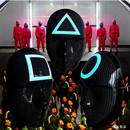 Squid Game Mask - With LED Lights
