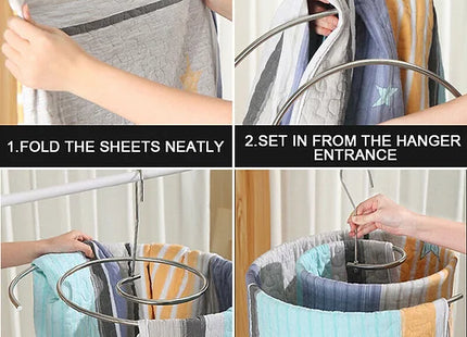 Spiral Rotating Clothes Drying Rack