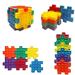 6pc Push Popit Fidget Toy