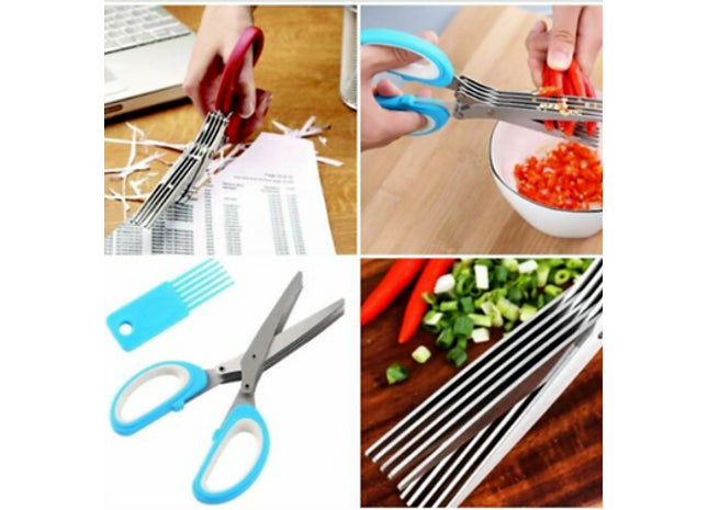 5 Blade Shredding Scissors