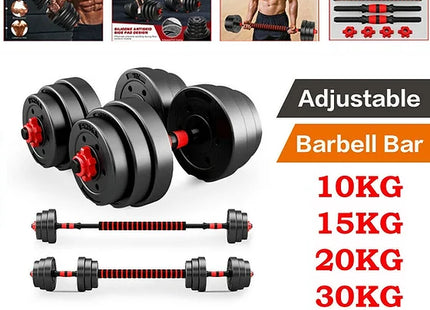 15kg to 30kg Adjustable Pair of Dumbbell Weights