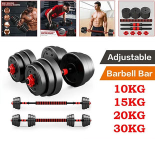 15kg to 30kg Adjustable Pair of Dumbbell Weights