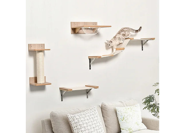 Wall-mounted Shelf Set Climbing Frame