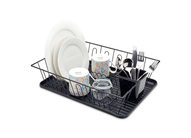 Large Black Kitchen Dish Drainer