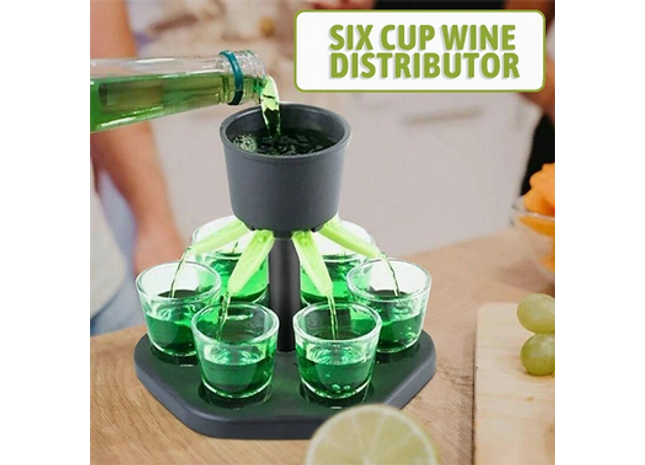 6Glass Wine Whisky Beer Dispenser