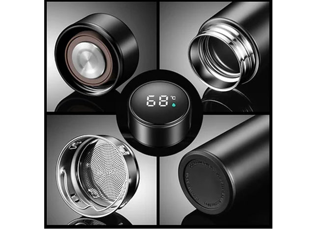 500ml Smart Vacuum Flask Stainless Steel Thermos Display