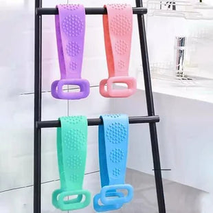Double-Sided Silicone Shower Body Scrubber