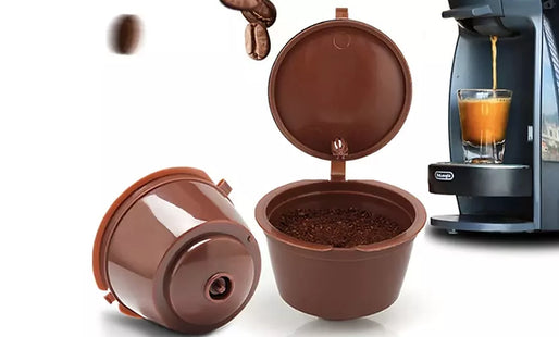 2 Sets Dolce Gusto Reusable Pod Refillable Filter