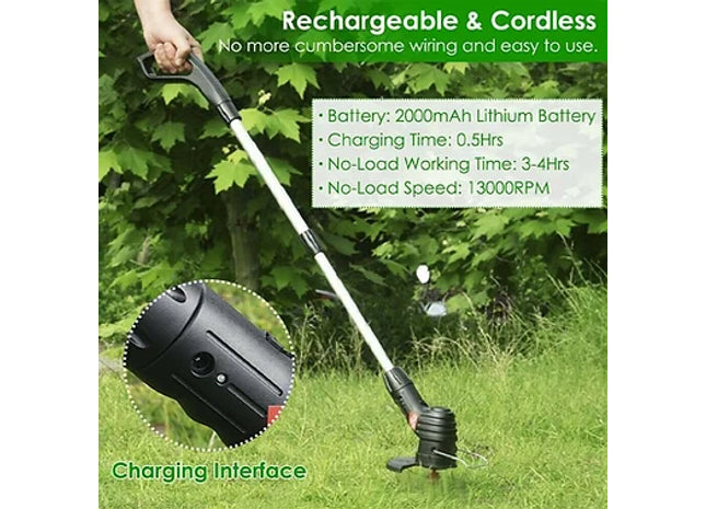 Electric Cordless Garden Grass Trimmer