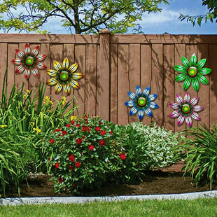 Metal Flower Wall Art