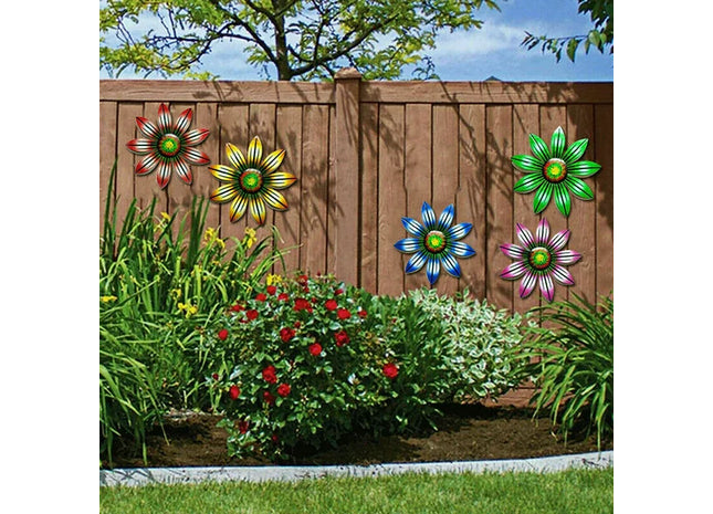Metal Flower Wall Art