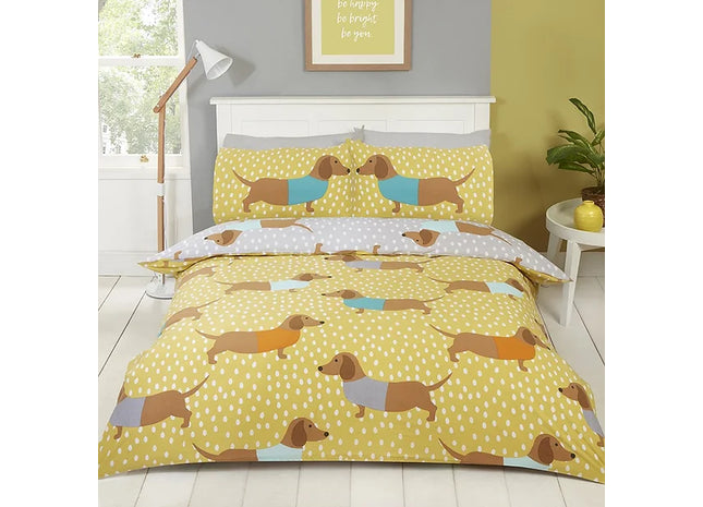Luxury Dolly Dachshund Sausage Dogs Duvet Set