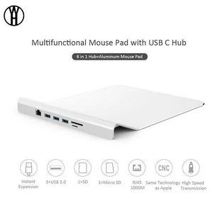 Multifunctional Mouse Pad with USB C