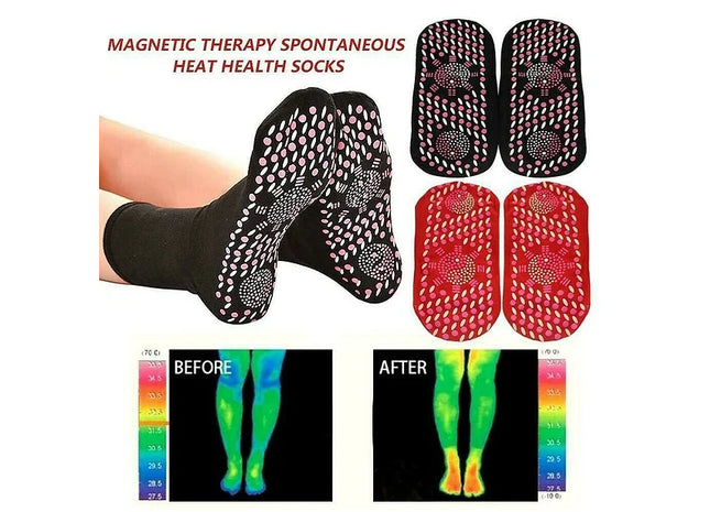 Pair Of Tourmaline Magnetic Sock