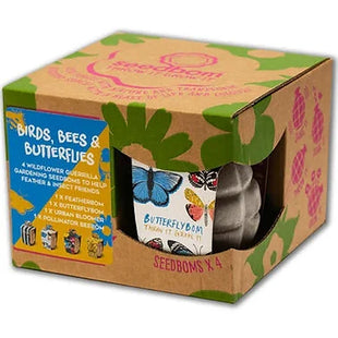 Birds, Bees And Butterflies Seedbom Gift Box