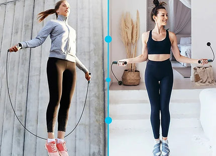 LCD Digital Display Skipping Rope With Counter 2 In 1 Speed Jump Rope