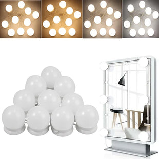 10X Vanity LED Mirror Light Kit