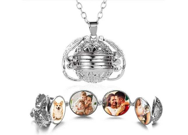 Photo Locket Frames Necklace