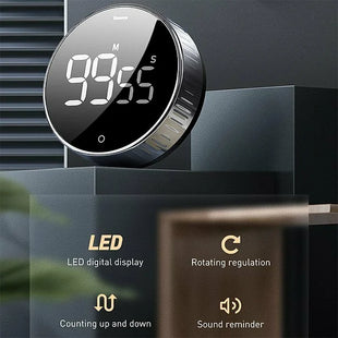 LCD Digital Countdown Magnetic Kitchen Cooking Timer