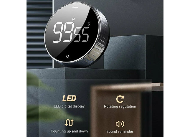 LCD Digital Countdown Magnetic Kitchen Cooking Timer