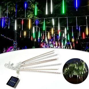 8x LED Meteor Shower String Fairy Lights