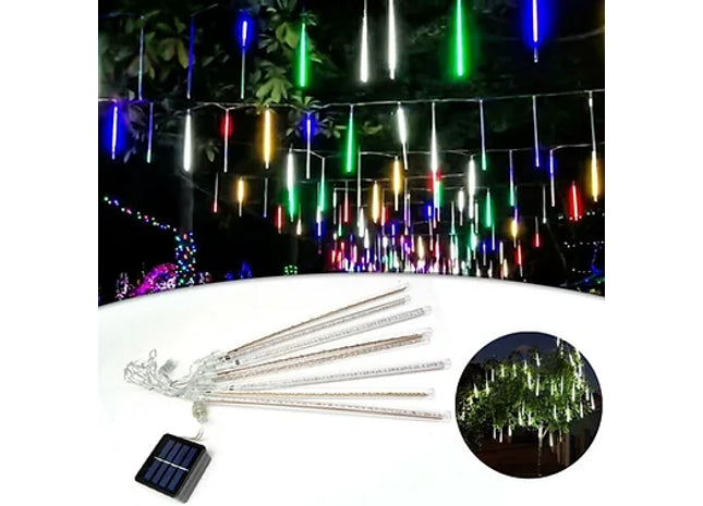 8x LED Meteor Shower String Fairy Lights