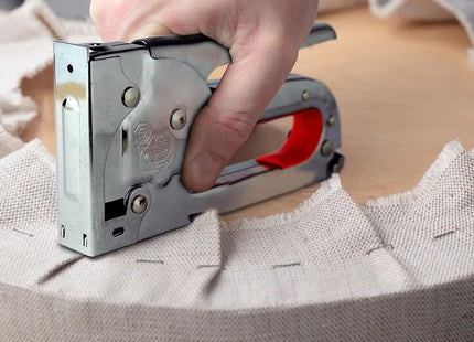 Staple Gun Fabric Upholstery DIY