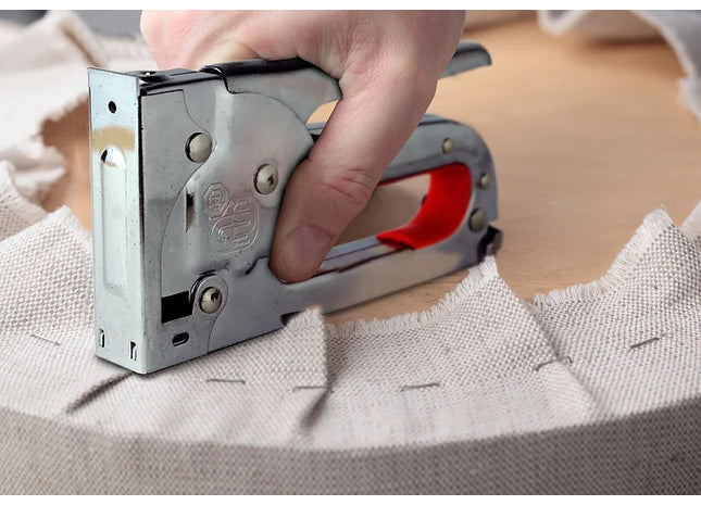 Staple Gun Fabric Upholstery DIY