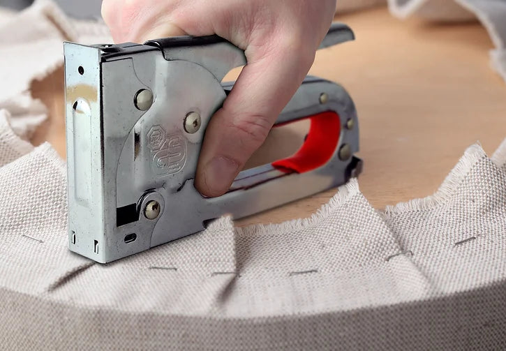 Staple Gun Fabric Upholstery DIY