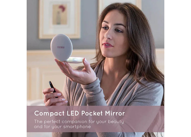 Pocket Mirror with Power Bank