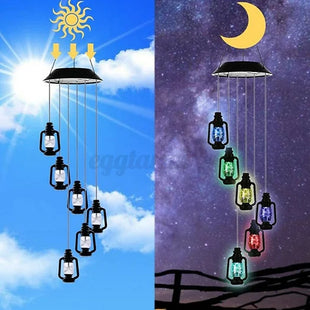 Solar Powered Colour Changing Wind Chimes