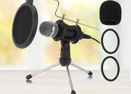Studio Condenser Microphone with Tripod