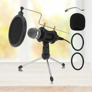 Studio Condenser Microphone with Tripod