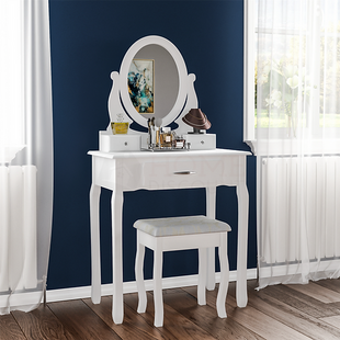 Vanity Desk And Stool