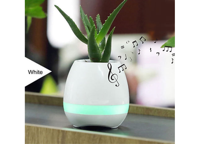 3-in-1 Smart Flowerpot Nightlight and Bluetooth Speaker