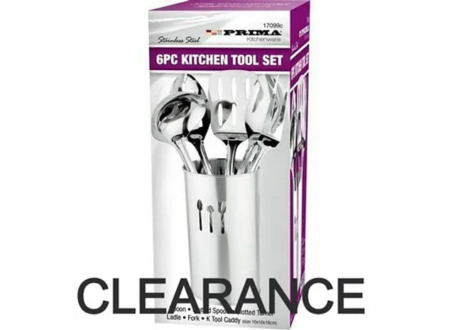 6PC STAINLESS STEEL KITCHEN TOOL SET