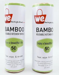 Reusable Bamboo Kitchen Towels 2 x 50 sheets