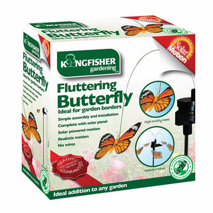 Kingfisher Solar Powered Rotating Butterfly