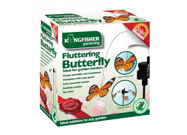 Kingfisher Solar Powered Rotating Butterfly