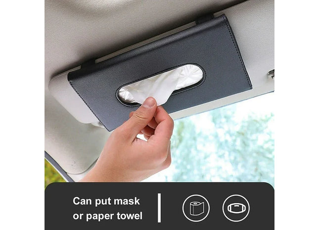 Leather Tissue Storage Box