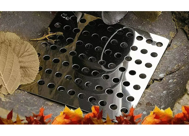 Rustproof Square Stainless Steel Swirl Drains
