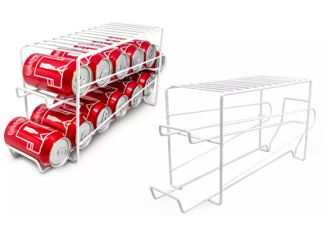 Tin Can Storage Dispenser Rack