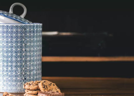 Nicola Spring Hand-Printed Porcelain Cookie Jars