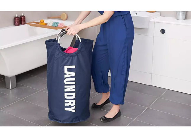 Collapsible Laundry Hamper Bag Sorter with Carry Handle