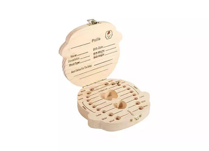Wooden Baby Tooth Keepsake Box