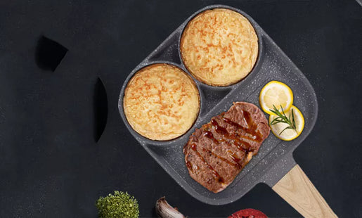 Egg Burger Pan for Induction Cooker Gas Stove